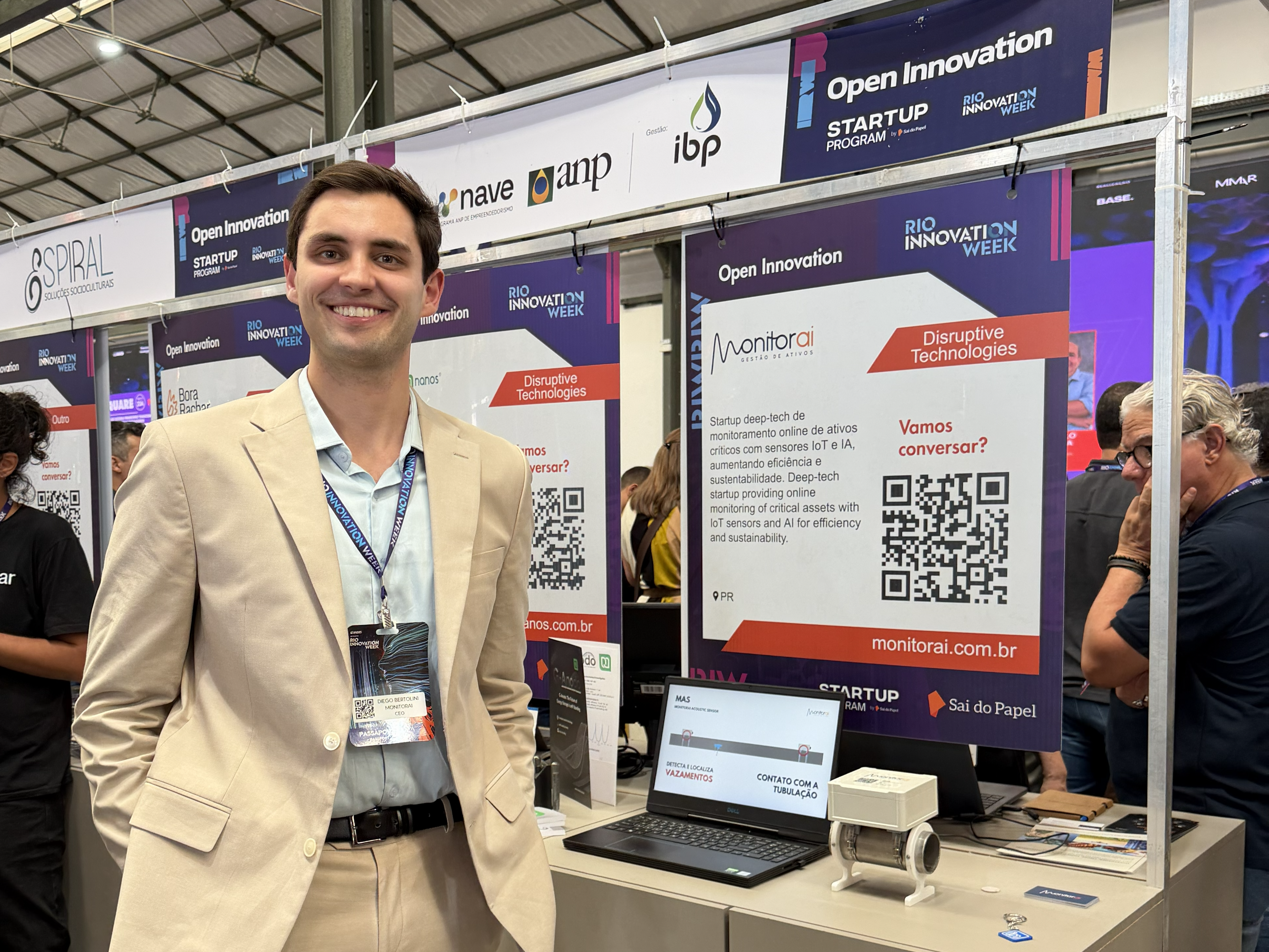 Monitorai participa do Rio Innovation Week 2026 representando o programa NAVE